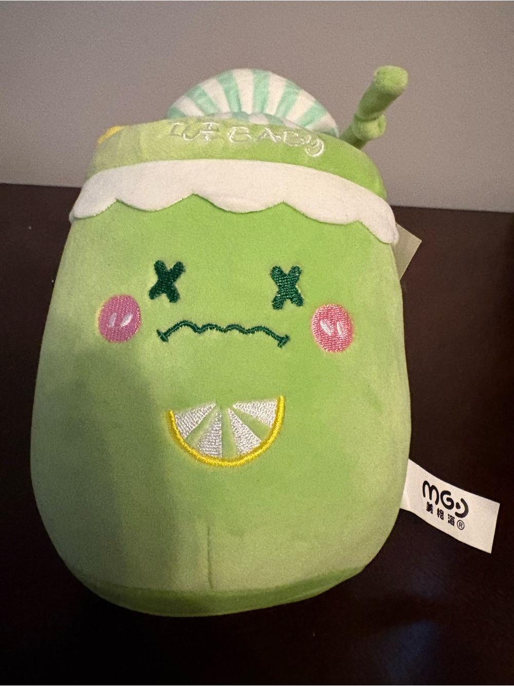 Green Plush Lime Drink - Cute Kawaii Plush
